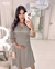 Vestido Transpassado - Cor Cinza PRONTA ENTREGA - comprar online