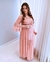Conjunto Camisola e Robe Longo Maternidade no Tule - Romance