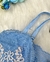 Camisola de Amamentação com Robe com Renda Bicolor Frozen e Branco Curta - loja online