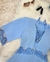 Camisola de Amamentação com Robe com Renda Bicolor Frozen e Branco Curta na internet