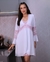 Camisola de Amamentação com Robe Branca Fluity Renda Bicolor rosa claro - comprar online
