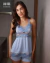 Short Doll de Amamentação Azul Claro (PRONTA ENTREGA) - ANNA ROSA LINGERIE