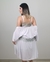 Camisola de Amamentação com Robe Branca com renda Bicolor - comprar online