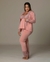 Deluxe Collecttion - Pijama 3 Peças Romance Bicolor (PRONTA ENTREGA)