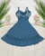 Camisola de Amamentação com Robe com Renda Bicolor Azul Esverdeado San Remo