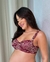 Sutiã Amamentação Primavera com Aro sem Bojo - Marsala Bicolor (PRONTA ENTREGA) - ANNA ROSA LINGERIE