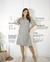 Vestido Transpassado - Cor Cinza PRONTA ENTREGA na internet