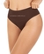 CALCINHA TANGA CÓS ALTO SEM COSTURA MARROM ESCURO (PRONTA ENTREGA) - comprar online