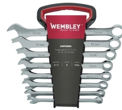 LLAVE COMBINADA JGO 8 Pz. WEMBLEYZ - WE7924