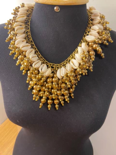 Colar pingos de Bronze - comprar online