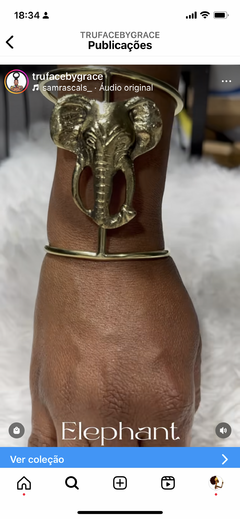Anel elefante De Bronze - comprar online