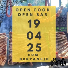 Imagem do OPEN BAR E FOOD(para 1 pessoa) - Uso JANTAR SÁBADO 19/04/2025.
