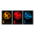 kit de quadros - Quadro Decorativos - Jogos Vorazes - Preto