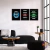 kit de quadros - Quadro Decorativos - Star Wars - Codigos