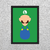 Geek to Geek - Quadro - Mario Bross - Luigi