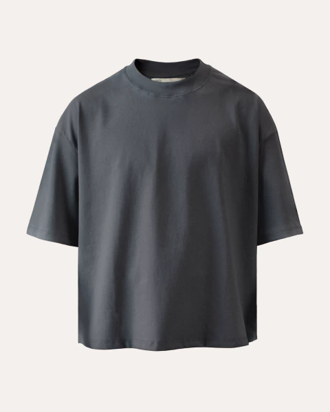 Remera nova grafito boxy - comprar online