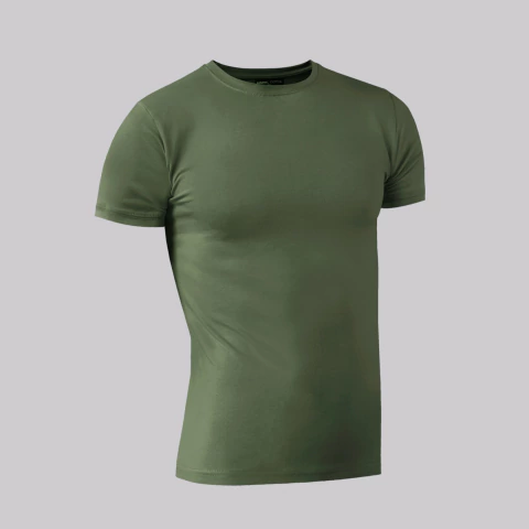 Remera essential verde musgo - comprar online