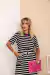 Conjunto de Blusa e Saia Mídi Listras na internet