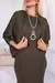 Vestido Midi com Casulo Manga Longa - comprar online