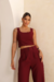 Calça Reta com Pregas Frontais - Rosá Rio Boutique | Moda Feminina