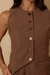 Conjunto de Colete Alongado e Calça na internet