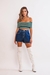 Shorts Jeans costura Branca - comprar online