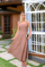Vestido Evasê em Alfaiataria de Viscose - comprar online
