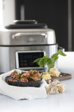 FREIDORA SIN ACEITE CON GRILL PEABODY PE-AFG01IX