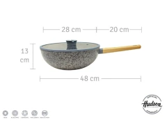 Imagen de Wok STONE HUDSON 28 cm ST014