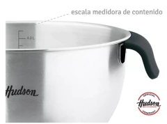 BOWL HUDSON ACERO INOXIDABLE 24 CM COLOR PLATEADO GIMA03 - tienda online