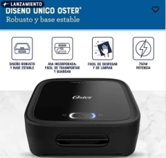 SANDWICHERA OSTER® COMPACTA CON PLATOS HONDOS OSCKSTSM400-054AR