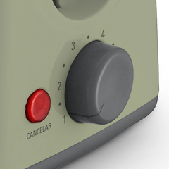 TOSTADORA YELMO 700W. COLOR VERDE TO3006V - comprar online