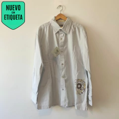 CAMISA ML - DMB KIDS - TALLE 16 A 18 AÑOS - GRIS MOTIVO VARIOS - comprar online