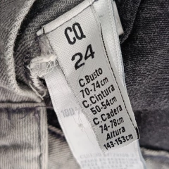 PANTALÓN JEAN - COMO QUIERES - TALLE 12 AÑOS - GRIS - PilchaGo