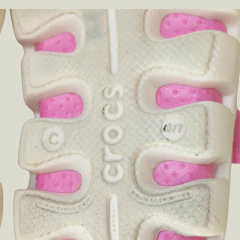 CROCS - TALLE AR 21,5 - ROSA Y BLANCO - tienda online