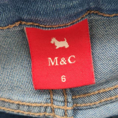 PANTALÓN JEAN - MIMO - TALLE 6 AÑOS - CELESTE - tienda online