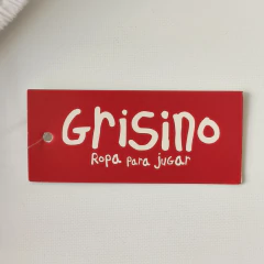 SHORT - GRISINO - TALLE 18 A 24 MESES - BLANCO - PilchaGo