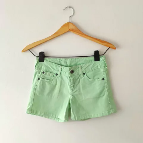 SHORT - PEPE JEANS - TALLE 10 AÑOS - JEAN VERDE