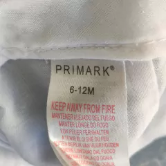 GORRO - PRIMARK - TALLE 6 A 12 MESES - CELESTE MOTIVO ANIMALES - PilchaGo