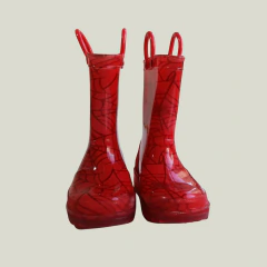 BOTAS DE LLUVIA - MARVEL - TALLE AR 24,5 - ROJO MOTIVO SPIDERMAN en internet