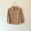 Imagen de CAMISA - LITTLE AKIABARA - TALLE 14 AÑOS - MARRON A LUNARES