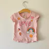 REMERA - MADE WITH - TALLE 1 AÑO - ROSA CON LEYENDA LOVE