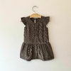 VESTIDO - BENETTON - TALLE 1 A 2 AÑOS - CODEROY MARRON - PilchaGo