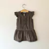VESTIDO - BENETTON - TALLE 1 A 2 AÑOS - CODEROY MARRON - PilchaGo