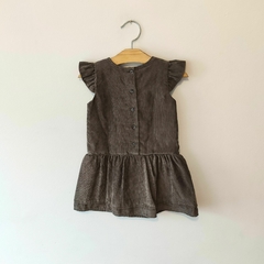 VESTIDO - BENETTON - TALLE 1 A 2 AÑOS - CODEROY MARRON - tienda online