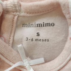 ENTERITO - MIMO - TALLE 3 A 6 MESES - ROSA MOTIVO CONEJO - PilchaGo