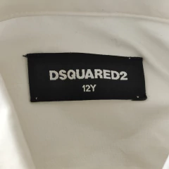 CAMISA - DSQUARED2 - TALLE 12 AÑOS - BLANCO - PilchaGo