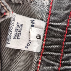 PANTALÓN JEAN - MENGANITOS - TALLE 6 AÑOS - GRIS - PilchaGo