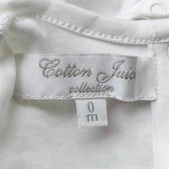 OSITO -COTTON JUICE - TALLE RN - BLANCO CON BORDADO en internet