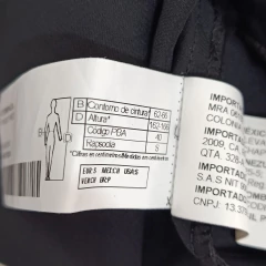 Imagen de POLLERA - RAPSODIA - TALLE S (40) - NEGRO